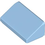 Brick Sloped 30° 1 × 2 × 2/3 Pastel Blue