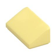 Brick Sloped 30° 1 × 2 × 2/3 Bright Light Yellow