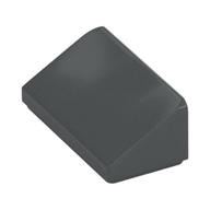 Brick Sloped 30° 1 × 2 × 2/3 Dark Bluish Gray