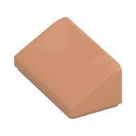 Brick Sloped 30° 1 × 2 × 2/3 Nougat