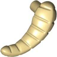 Creature Body Part, Horn, Wampa / Tauntaun Left Tan