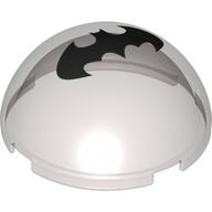 Dome Hemisphere 4 × 4 with Batman Print Transparent-Braun