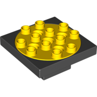 Duplo Toolo Turntable 4 × 4 Base with Yellow Top Plate