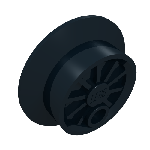 Wheel Train for 12V Electric Motor Black