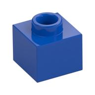 Plate 1 × 1 × 2/3 with Open Stud Blue