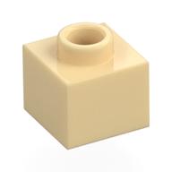 Plate 1 × 1 × 2/3 with Open Stud Tan