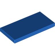 Fliese 2 × 4 mit Rille Blau