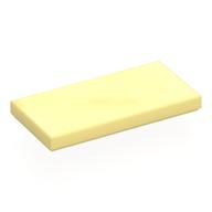 Fliese 2 × 4 mit Rille Leuchtendes Hellgelb