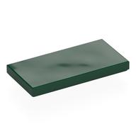 Tile 2 × 4 with Groove Dark Green