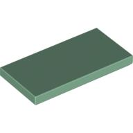 Tile 2 × 4 with Groove Sand Green