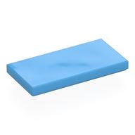 Fliese 2 × 4 mit Rille Mittelblau