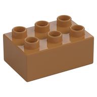Duplo Brick 2 × 3 Medium Nougat