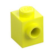 Brick Special 1 × 1 with Stud on 1 Side Vibrant Yellow