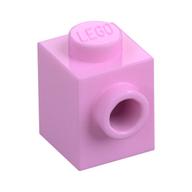 Brick Special 1 × 1 with Stud on 1 Side Bright Pink
