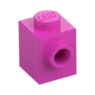 Stein speziell 1 × 1 mit Noppe auf 1 Seite Dunkelrosa