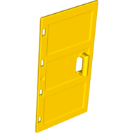 Duplo Door 1 × 3 1/2 × 6 with Handle, and 4 Hinges Gelb