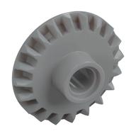 Technic Gear 20 Tooth Bevel with Pin Hole Light Bluish Gray