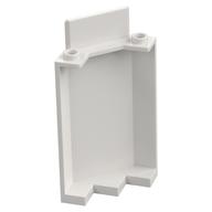 Panel 3 × 3 × 6 Corner Wall without Bottom Indentations White