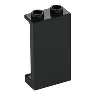 Panel 1 × 2 × 3 [Side Supports / Hollow Studs] Black