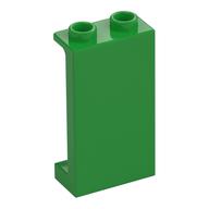 Panel 1 × 2 × 3 [Side Supports / Hollow Studs] Bright Green