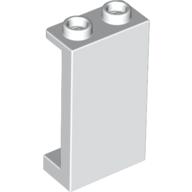 Panel 1 × 2 × 3 [Side Supports / Hollow Studs] White