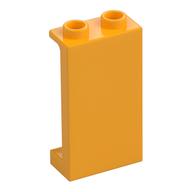 Panel 1 × 2 × 3 [Side Supports / Hollow Studs] Bright Light Orange