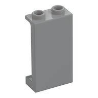 Panel 1 × 2 × 3 [Side Supports / Hollow Studs] Light Bluish Gray