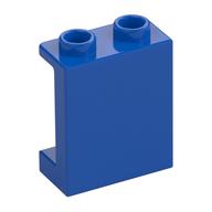 Panel 1 × 2 × 2 [Side Supports / Hollow Studs] Blue