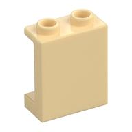 Paneel 1 × 2 × 2 [Seite Stützen / Hohlnoppen] Beige