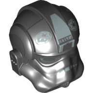 Helmet AT-AT / Tie Pilot, TIE Bomber Pilot Print Black