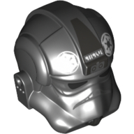 Helmet AT-AT / Tie Pilot, Imperial Logo Print Black