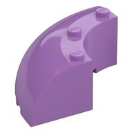 Brick Round Corner 6 × 6 × 2 Medium Lavender