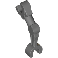 Arm Mechanical [2 Clips at 90°], General Grievous (Clone Wars) with Tan Print on Right Dark Bluish Gray