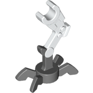 Leg Mechanical with Dark Bluish Gray Foot Print White