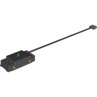 Motor, Train Base, RC Train with PF Cable, Orange Wheel Holders Black