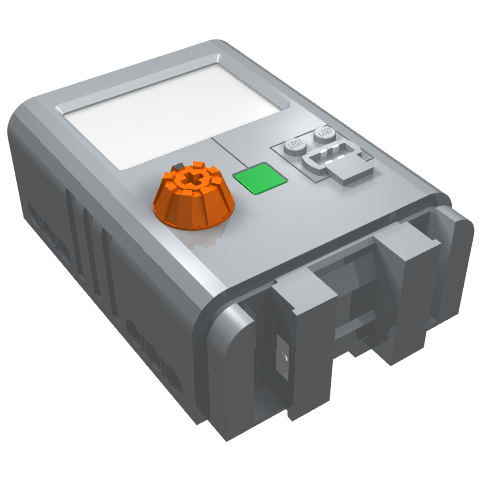 Hub, Energy Unit with Display 6 × 8 × 3 1/3 Hellblaugrau