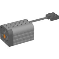 Motor, 9V, Gear Reduction Ratio 9.5:1, Power Functions [Complete Assembly] Light Bluish Gray