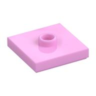 Plate Special 2 × 2 with Groove and Center Stud (Jumper) Leuchtrosa