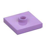 Plate Special 2 × 2 with Groove and Center Stud (Jumper) Medium Lavender
