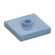 Plate Special 2 × 2 with Groove and Center Stud (Jumper) Sand Blue