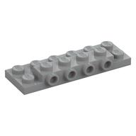 Plate Special 2 × 6 × 2/3 with 4 Studs on Side, 1 Support Wall on Bottom Light Bluish Gray
