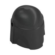 Helmet Mandalorian with Holes [Plain] in Pearl Titanium