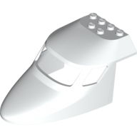 Aircraft Fuselage Curved Forward 6 × 10 Top