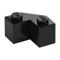 Brick Wedged 2 × 2 Facet Schwarz