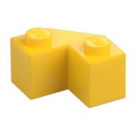 Brick Wedged 2 × 2 Facet Gelb