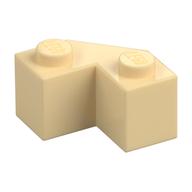 Brick Wedged 2 × 2 Facet Tan