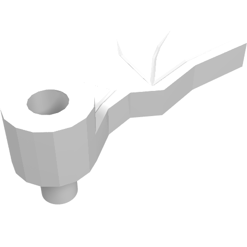 Headwear Accessory Plume Dragon Wing Right White