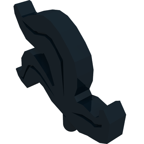 Headwear Accessory Plume / Feather Triple Schwarz