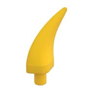 Animal Body Part, Barb / Claw / Tooth / Talon / Horn, Medium Gelb