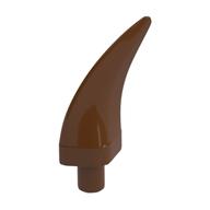 Animal Body Part, Barb / Claw / Tooth / Talon / Horn, Medium Rotbraun